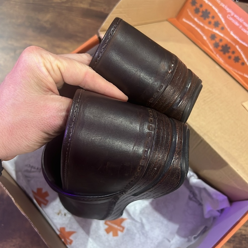 DANSKO Pro XP 1.0 Oiled Brown Waterproof Clog Size 40 in BOX Casual & Cute! - Picture 6 of 10